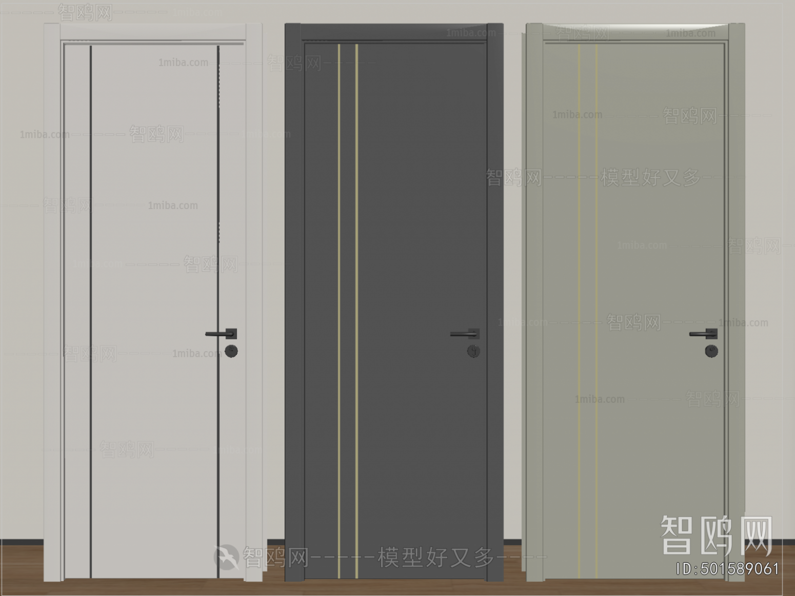 Modern Single Door