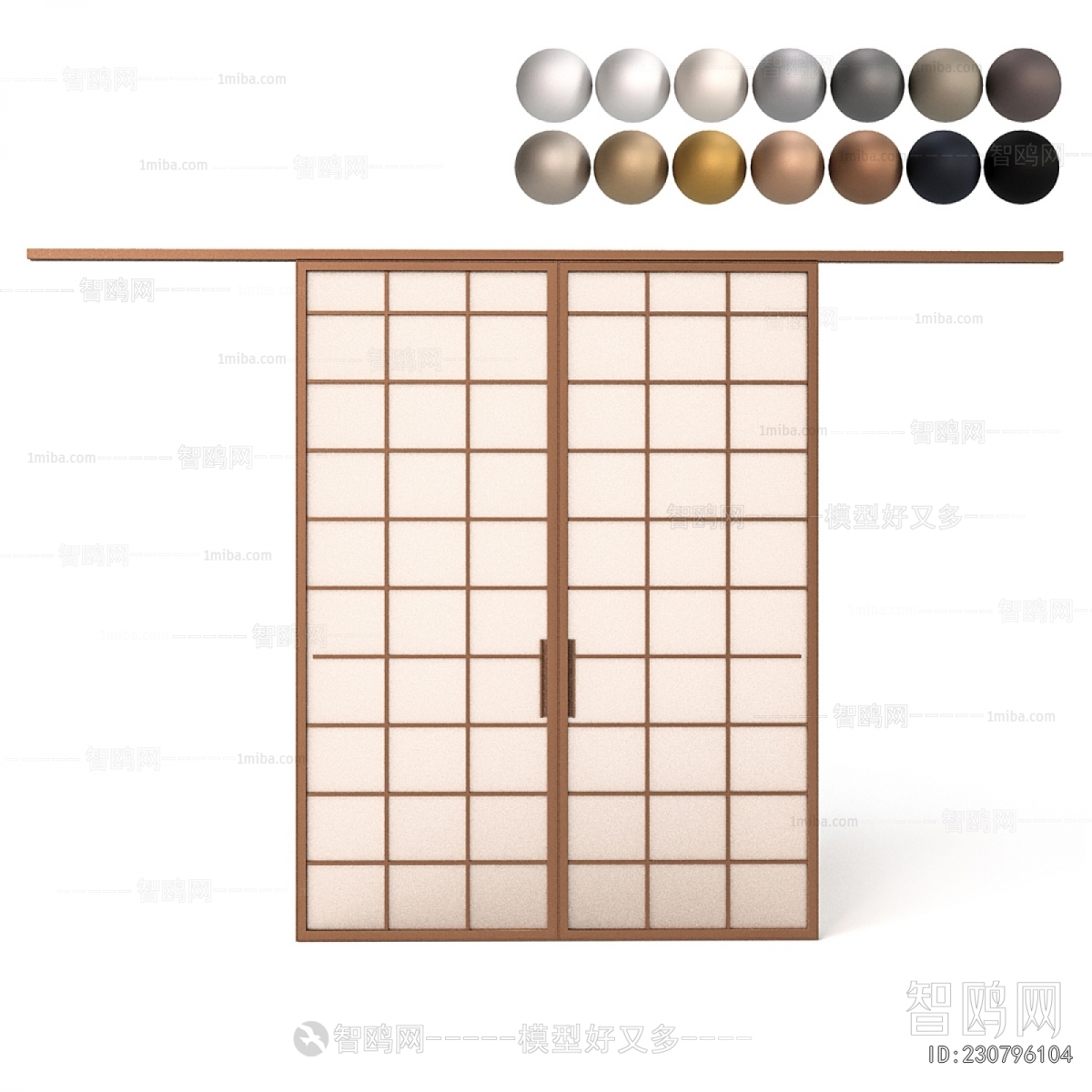 New Chinese Style Sliding Door