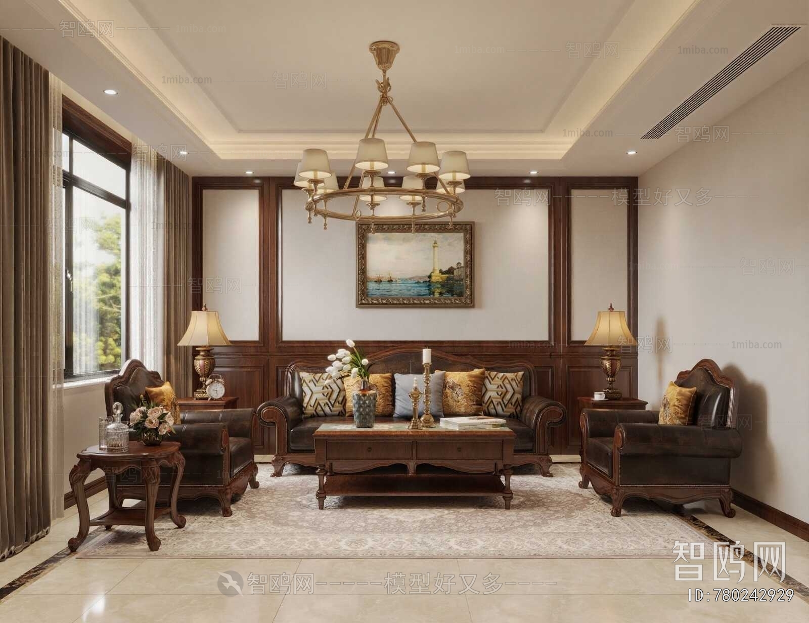 American Style A Living Room