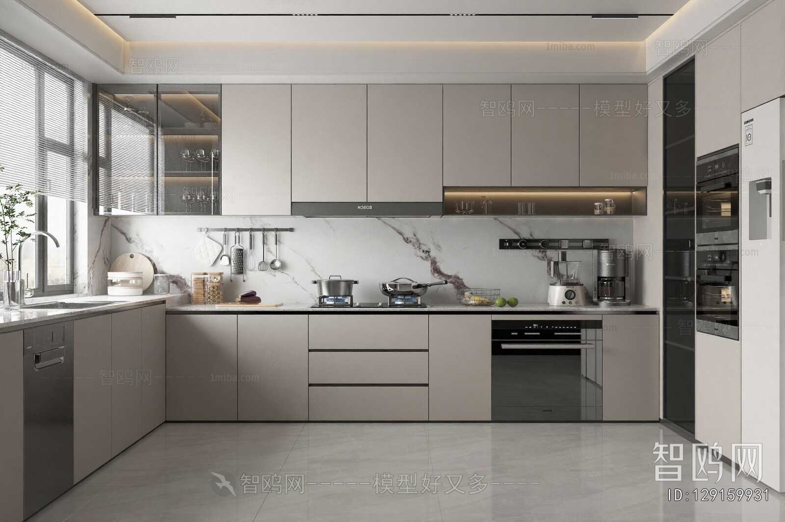 Modern The Kitchen
