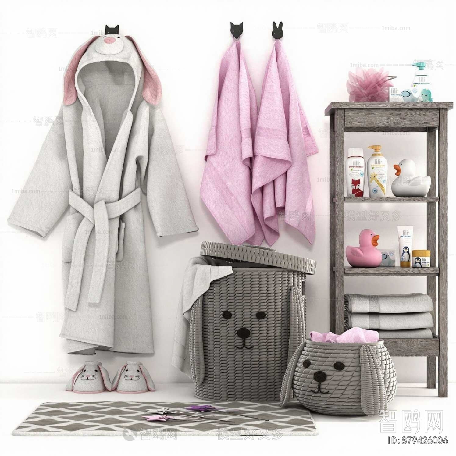 Nordic Style Bathroom Set