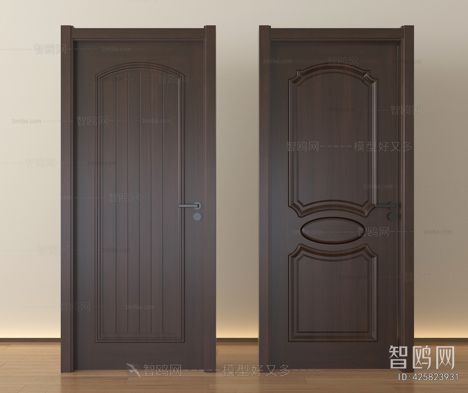 New Chinese Style Single Door