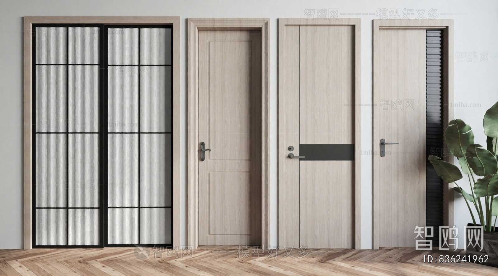 Modern Single Door