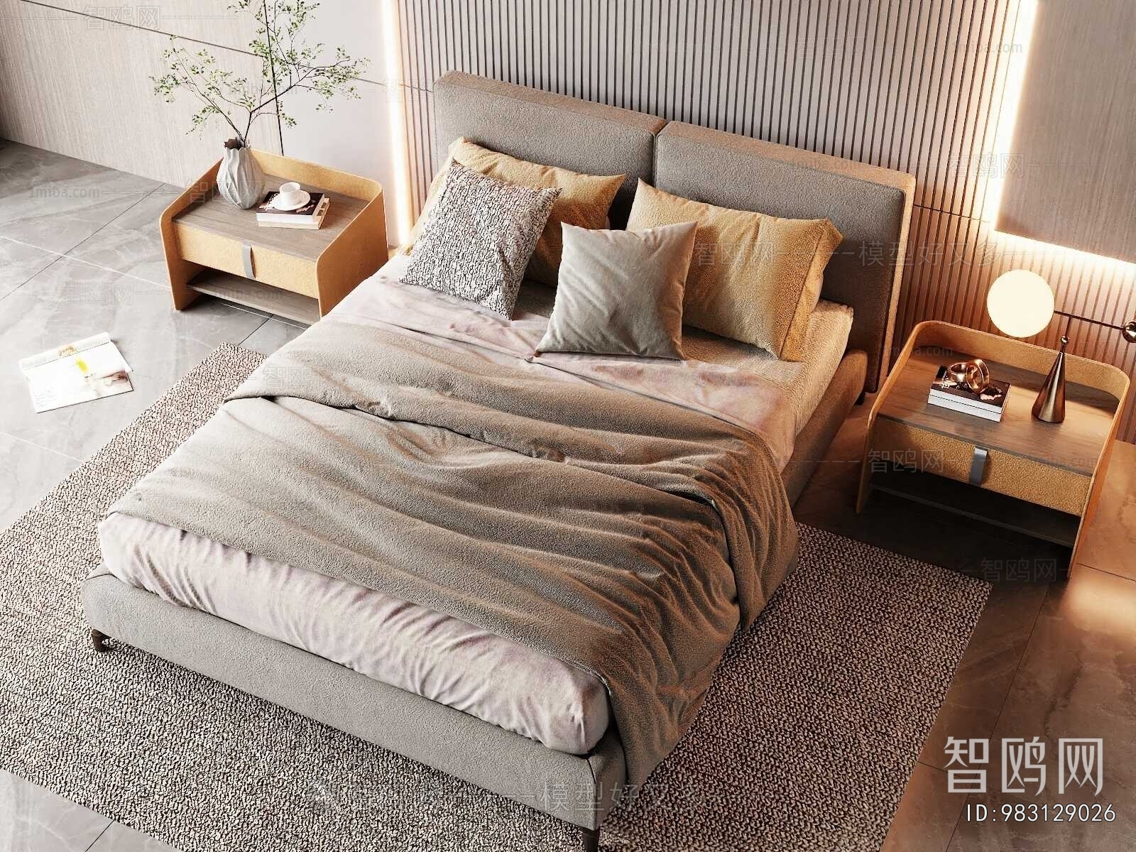 Modern Double Bed