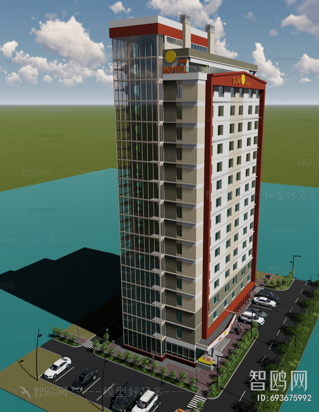 Modern Appearance Of Commercial Building