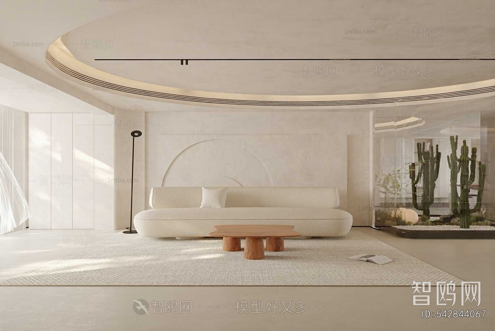 Wabi-sabi Style A Living Room