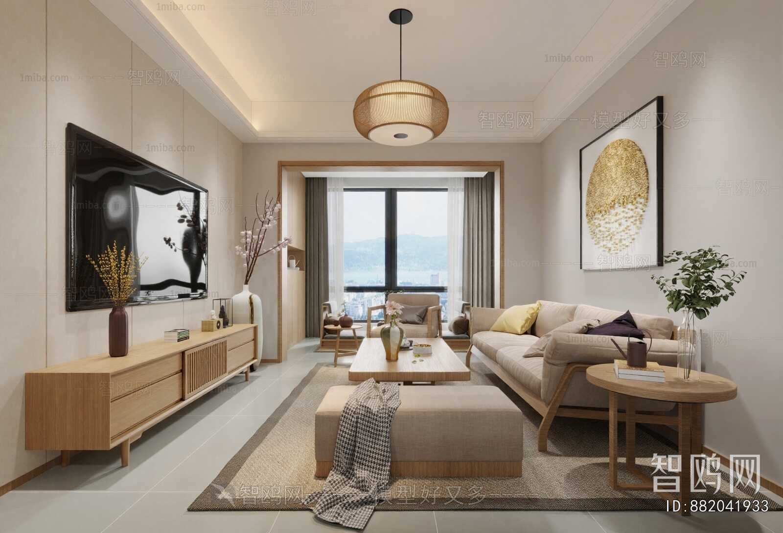 Japanese Style A Living Room