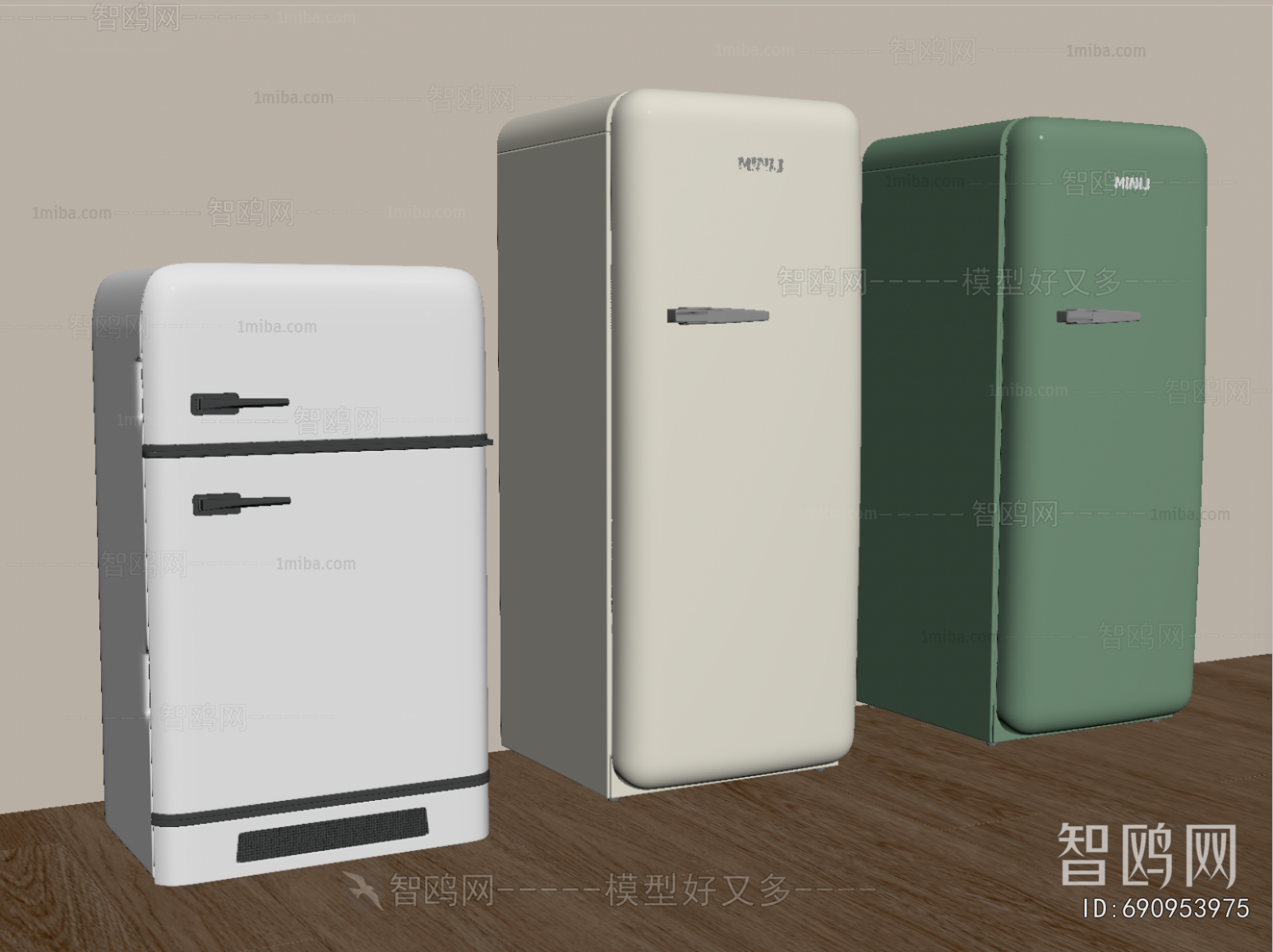 French Style Home Appliance Refrigerator