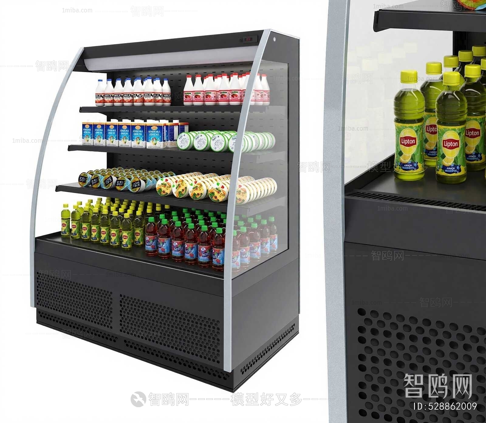 Modern Supermarket Shelf