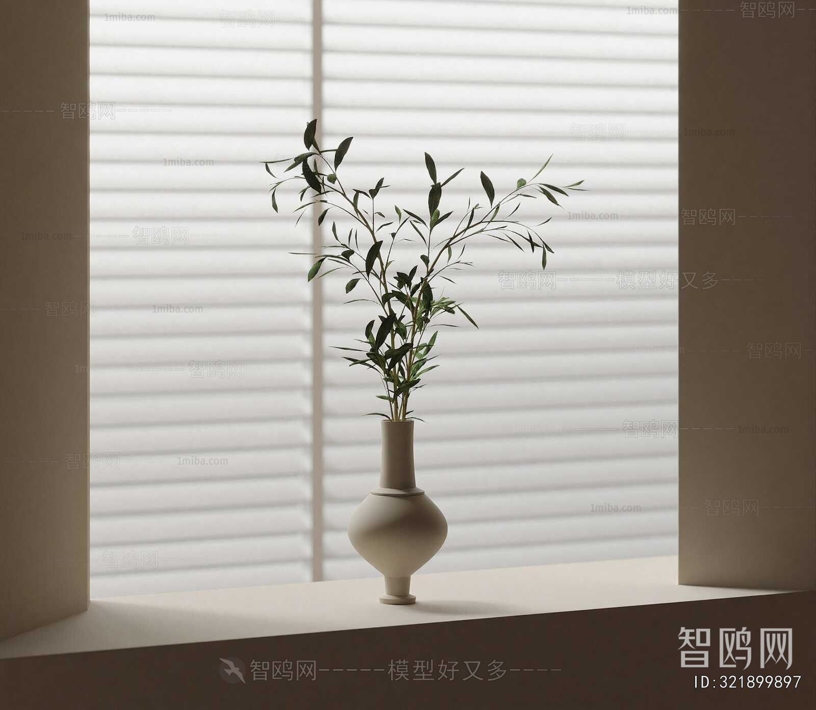 Modern Aquatic Green Plant