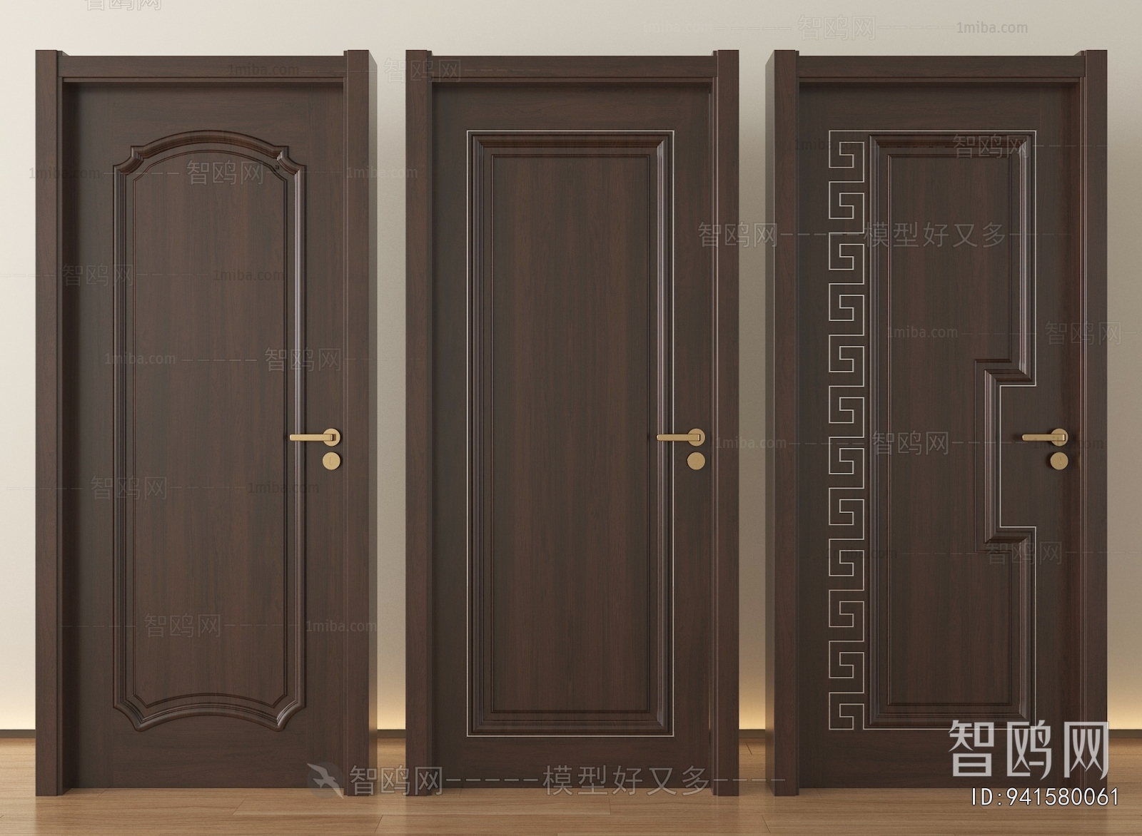 New Chinese Style Single Door