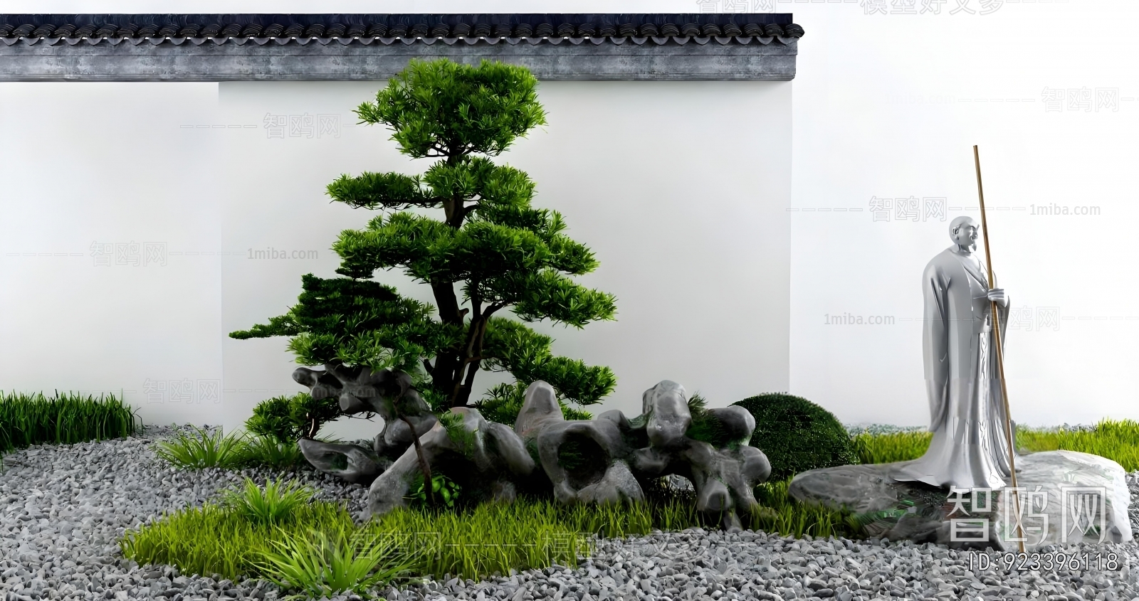 New Chinese Style Courtyard/landscape