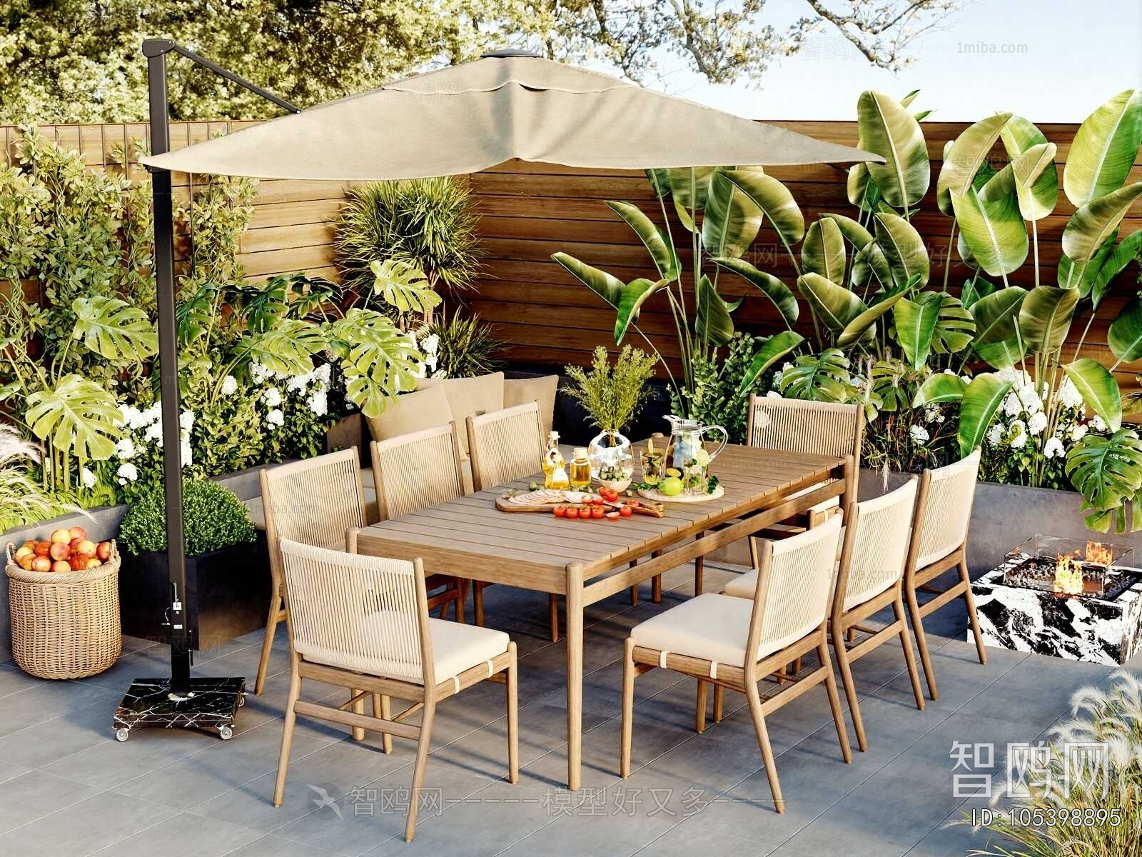 Modern Courtyard/landscape