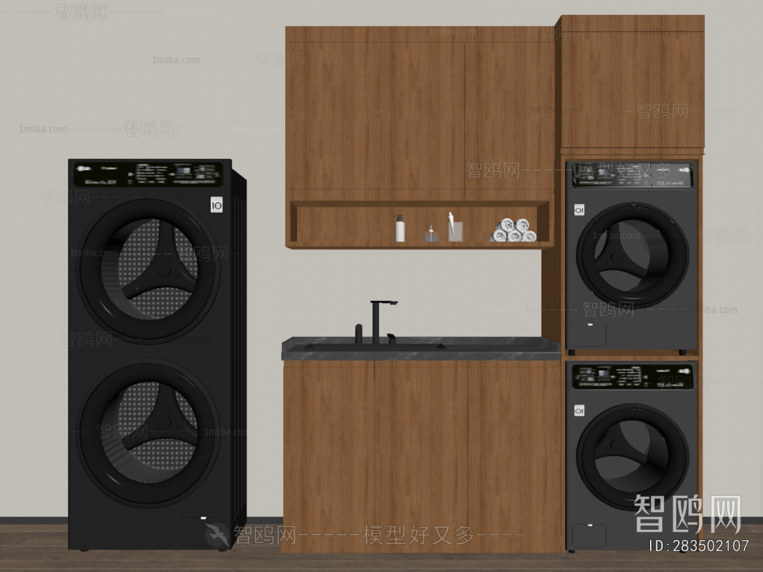 Modern Laundry Cabinet