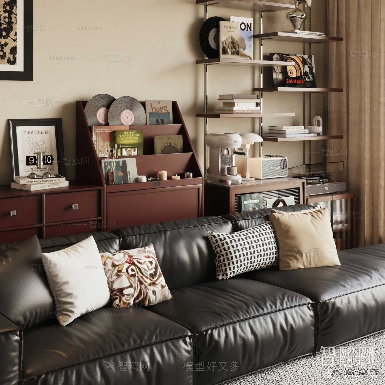 French Style Three-seat Sofa