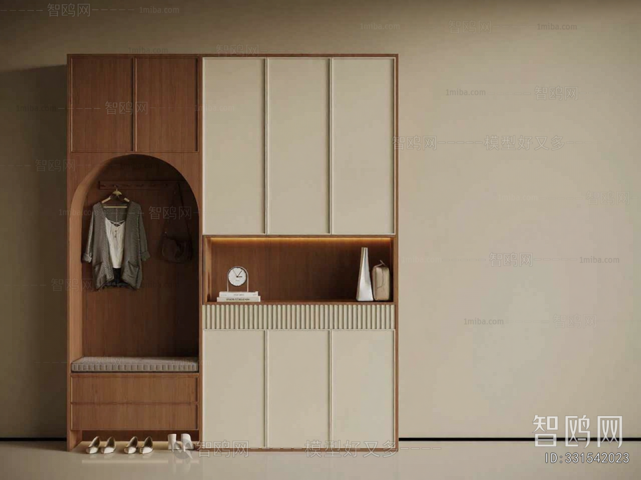 French Style Shoe Cabinet