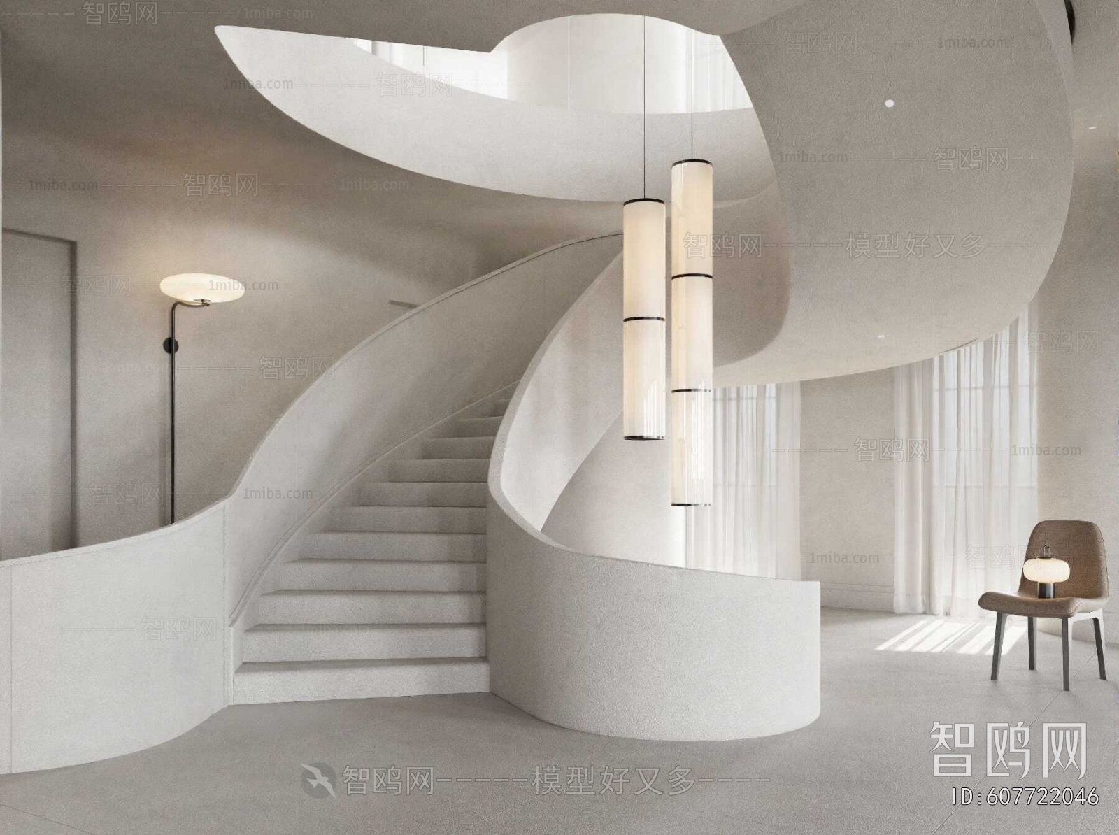 Modern Rotating Staircase