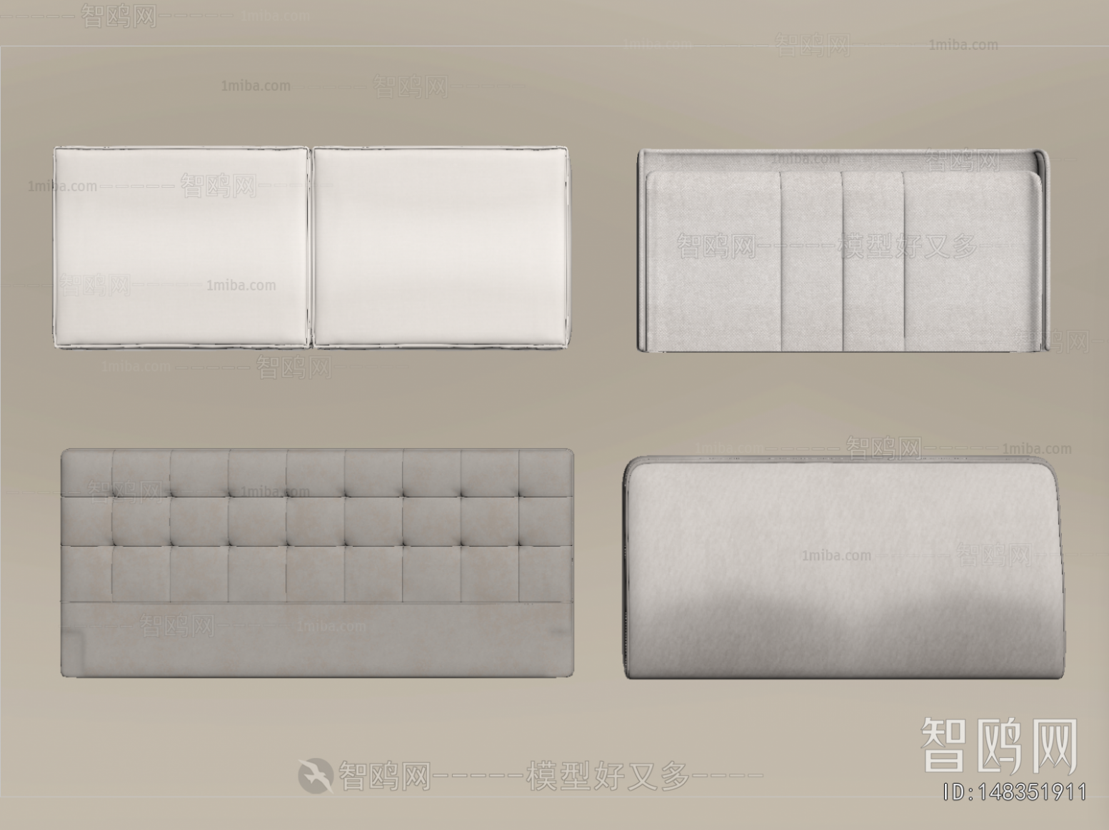 Modern Bedhead Back Rest