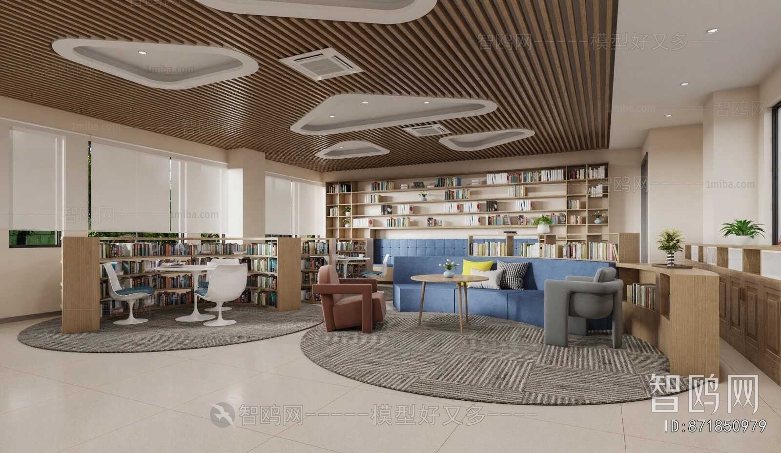 Modern Bookstore Book Bar