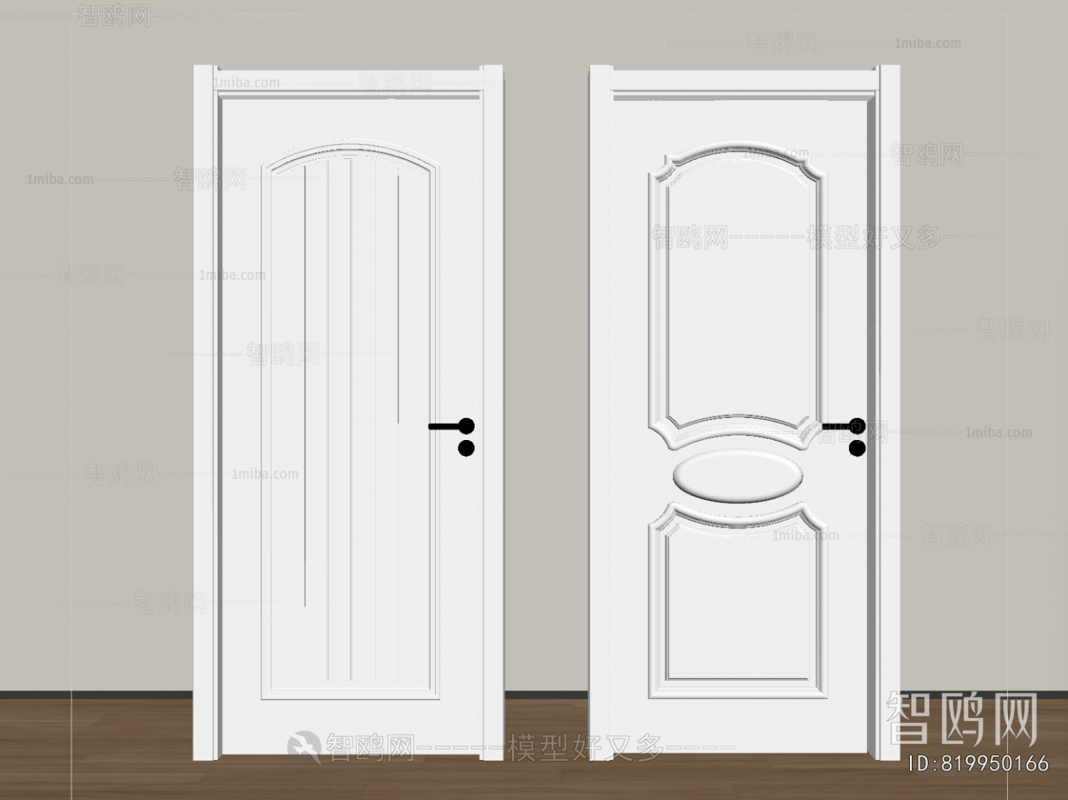 New Chinese Style Single Door