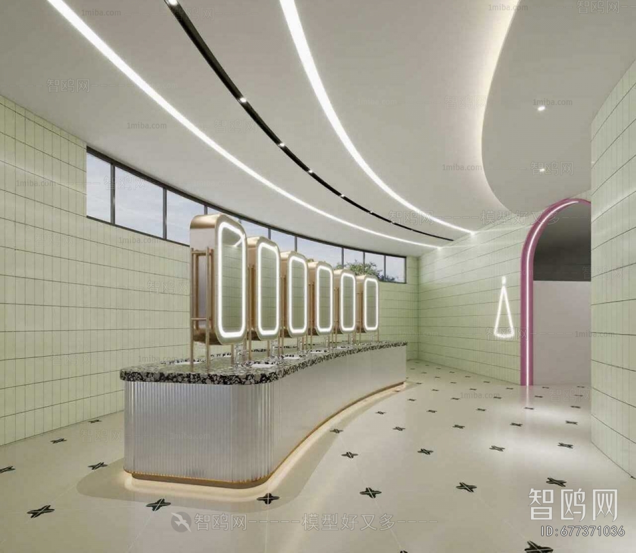 Modern Public Toilet