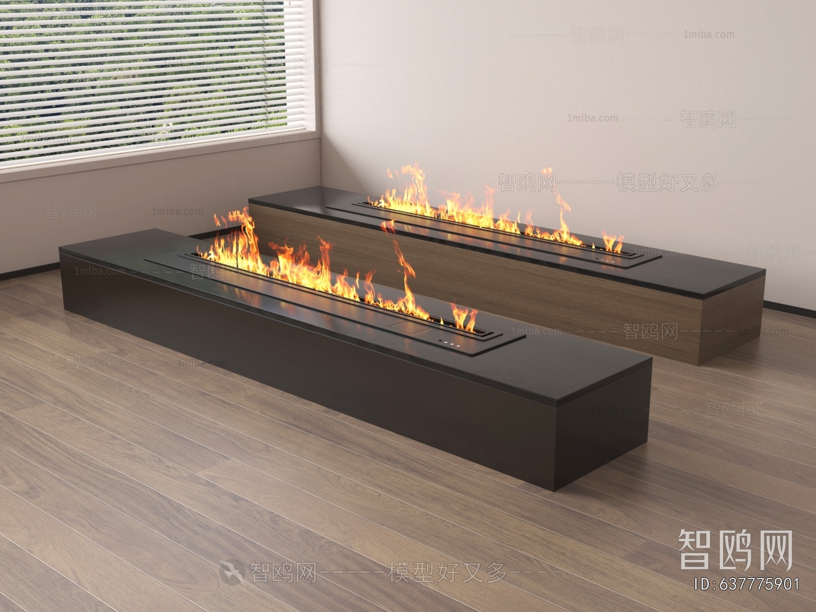 Modern Electronic Fireplace