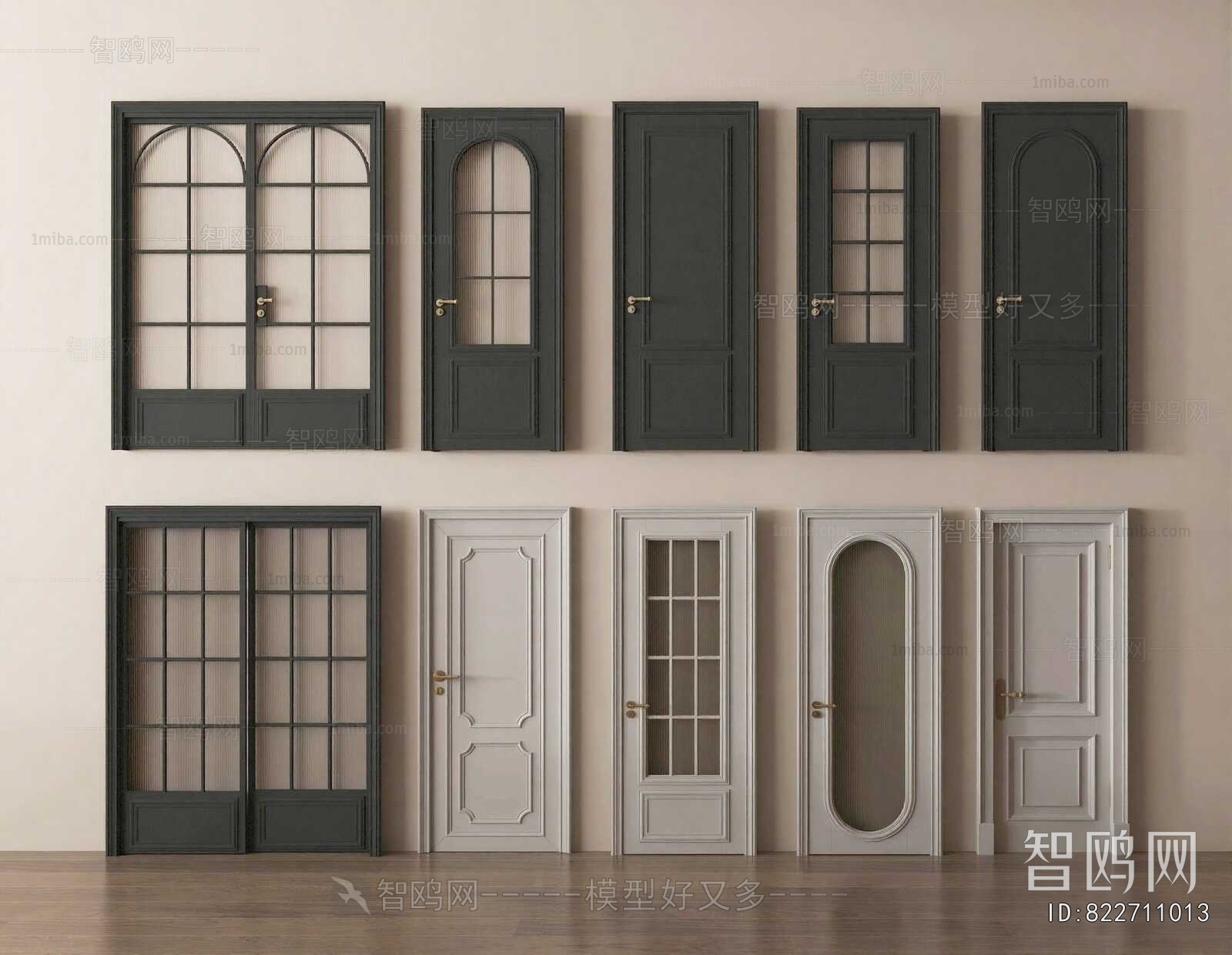 French Style Single Door