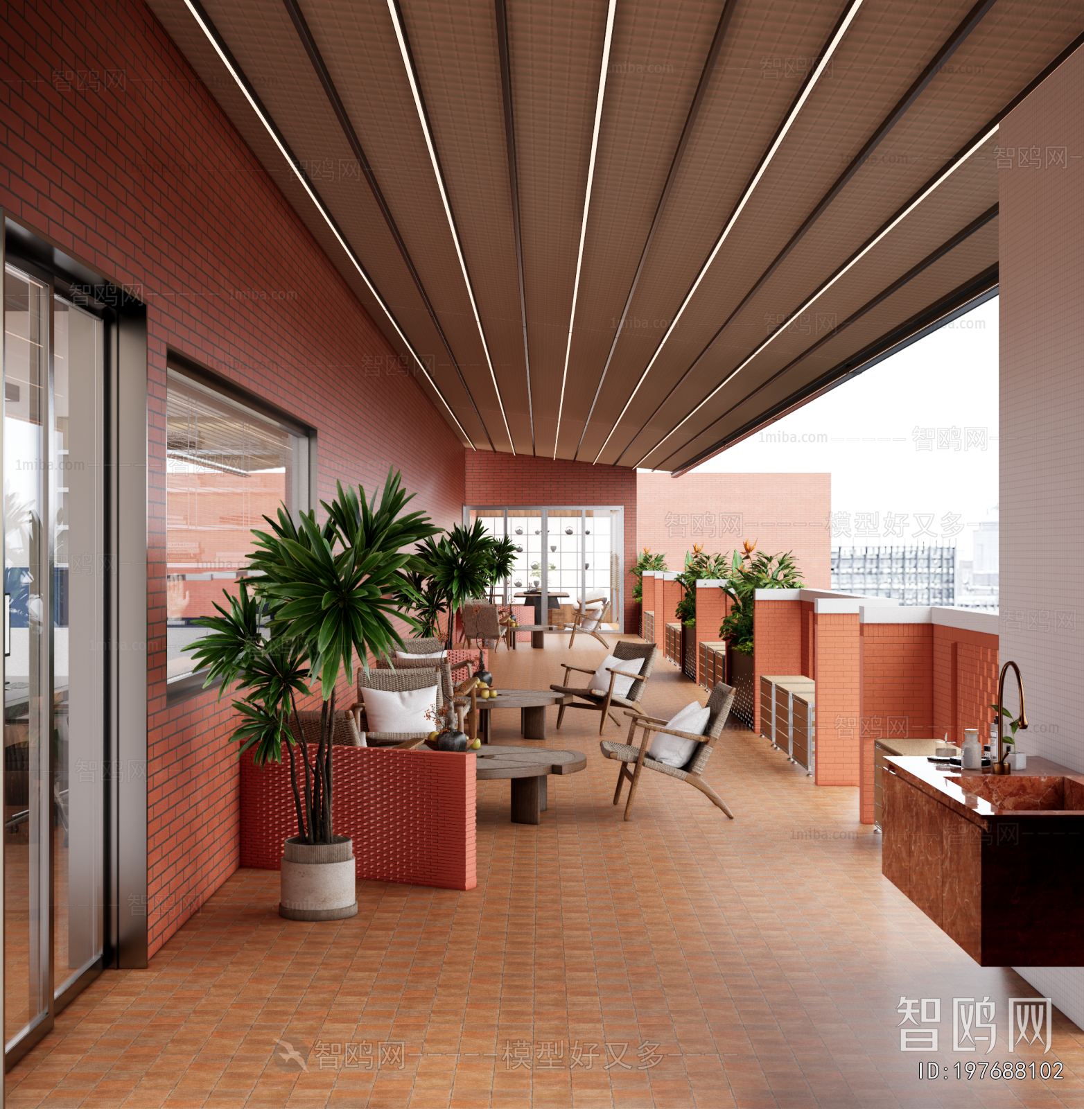 Modern Leisure Balcony