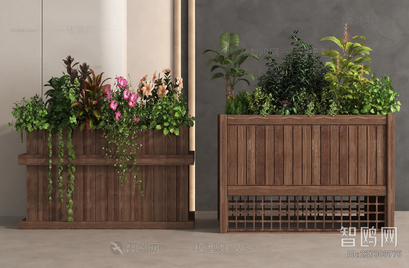 Modern Flower Bed, Flower Bowl, Flower Box
