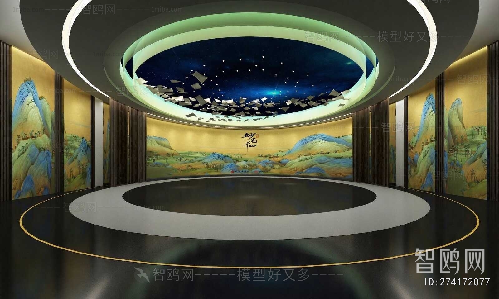 New Chinese Style Exhibition Hall