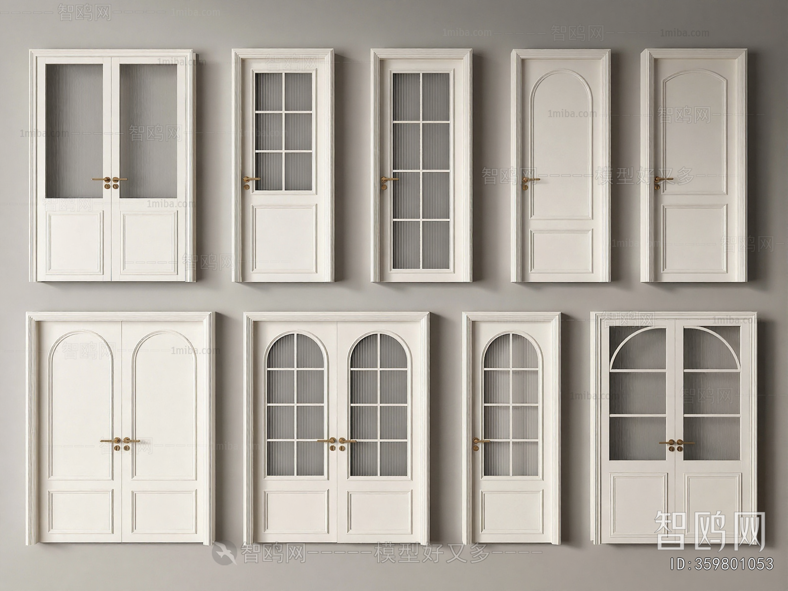 French Style Double Door