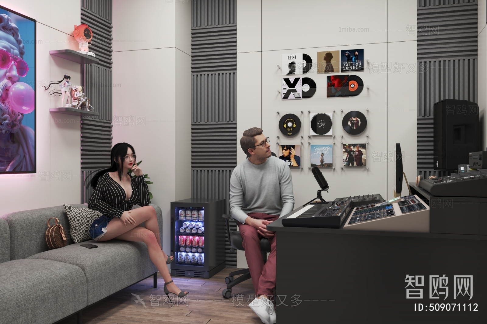 Modern Studio/Recording Studio/Live Room