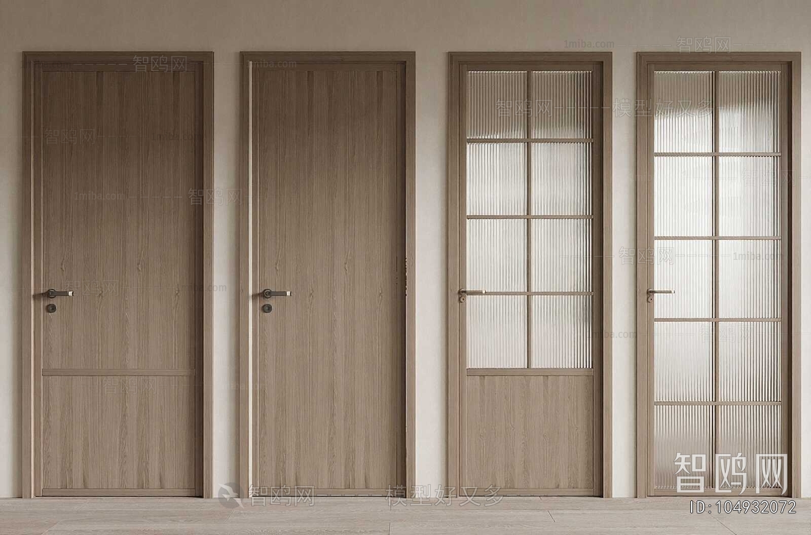 New Chinese Style Single Door