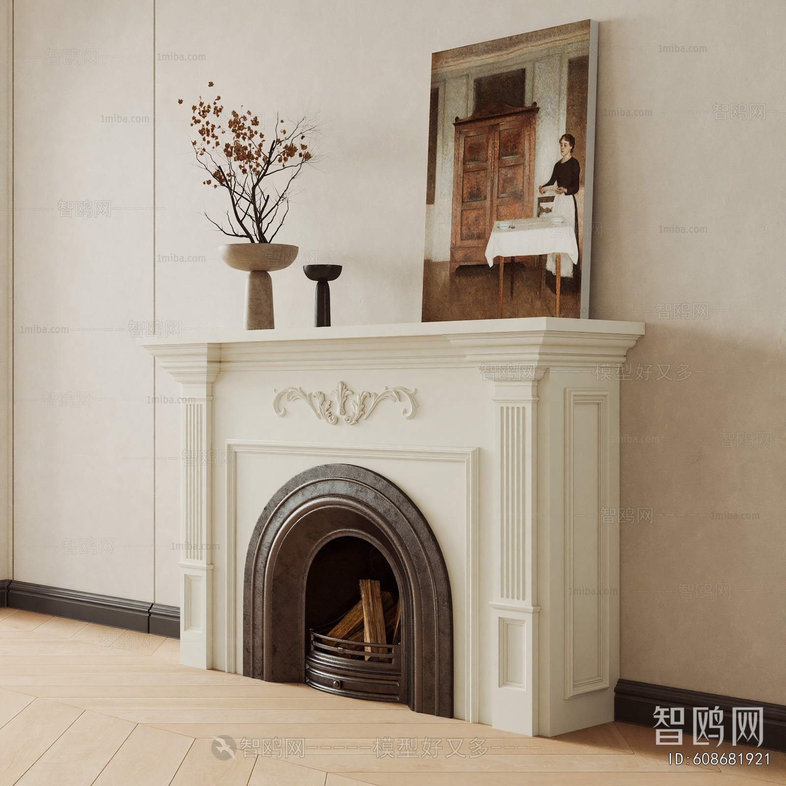 French Style Fireplace