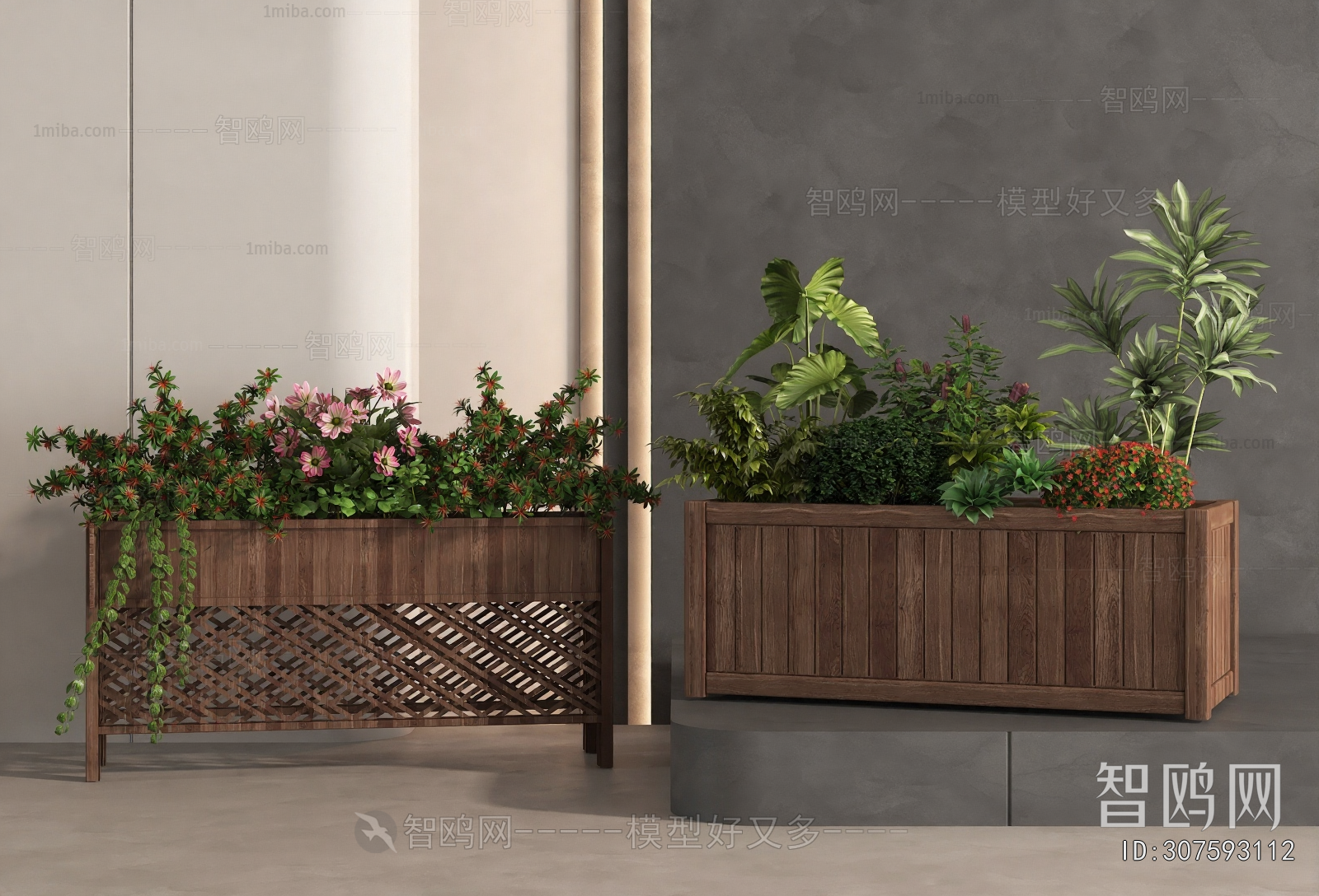 Modern Flower Bed, Flower Bowl, Flower Box