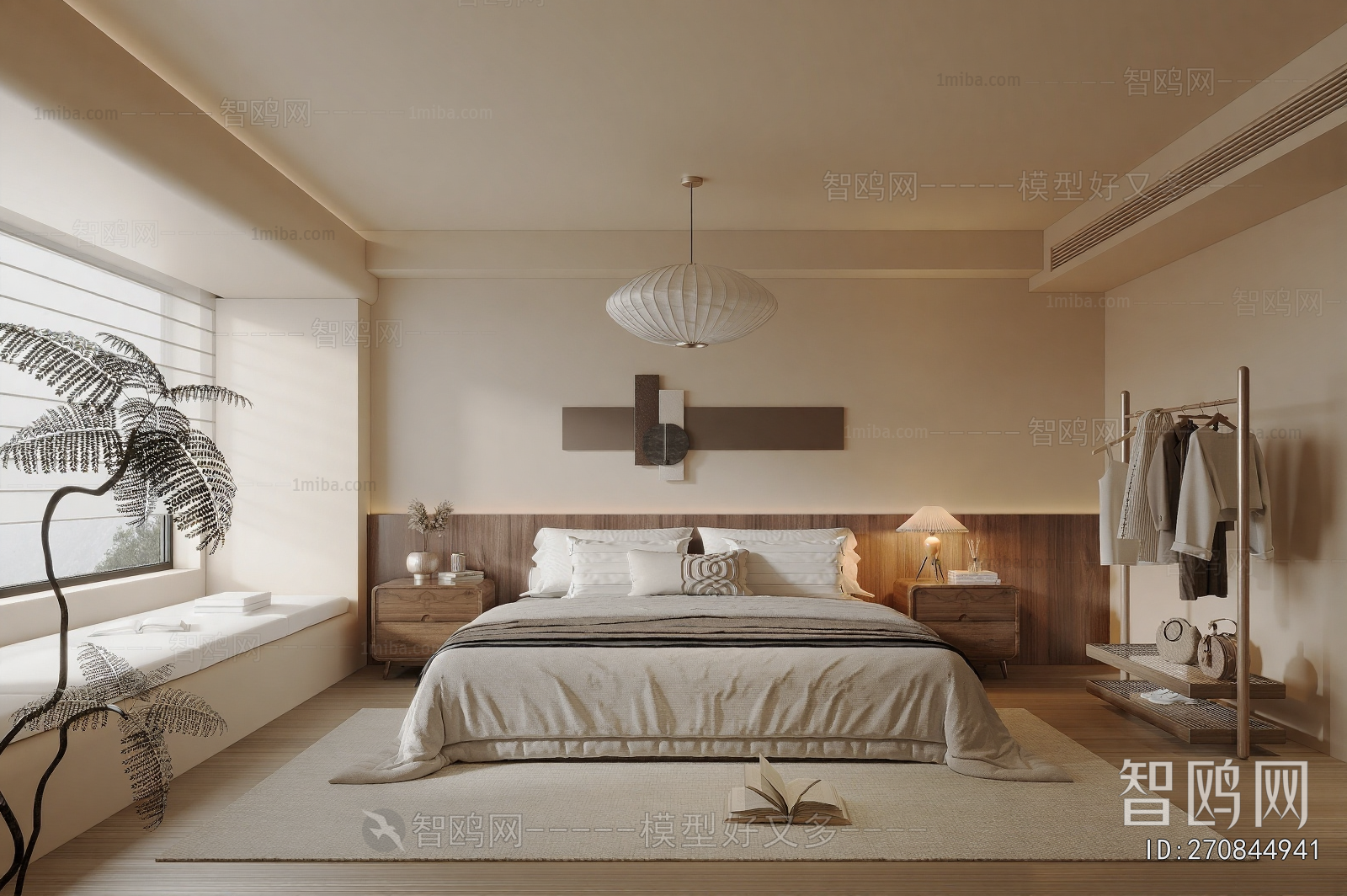 Wabi-sabi Style Bedroom