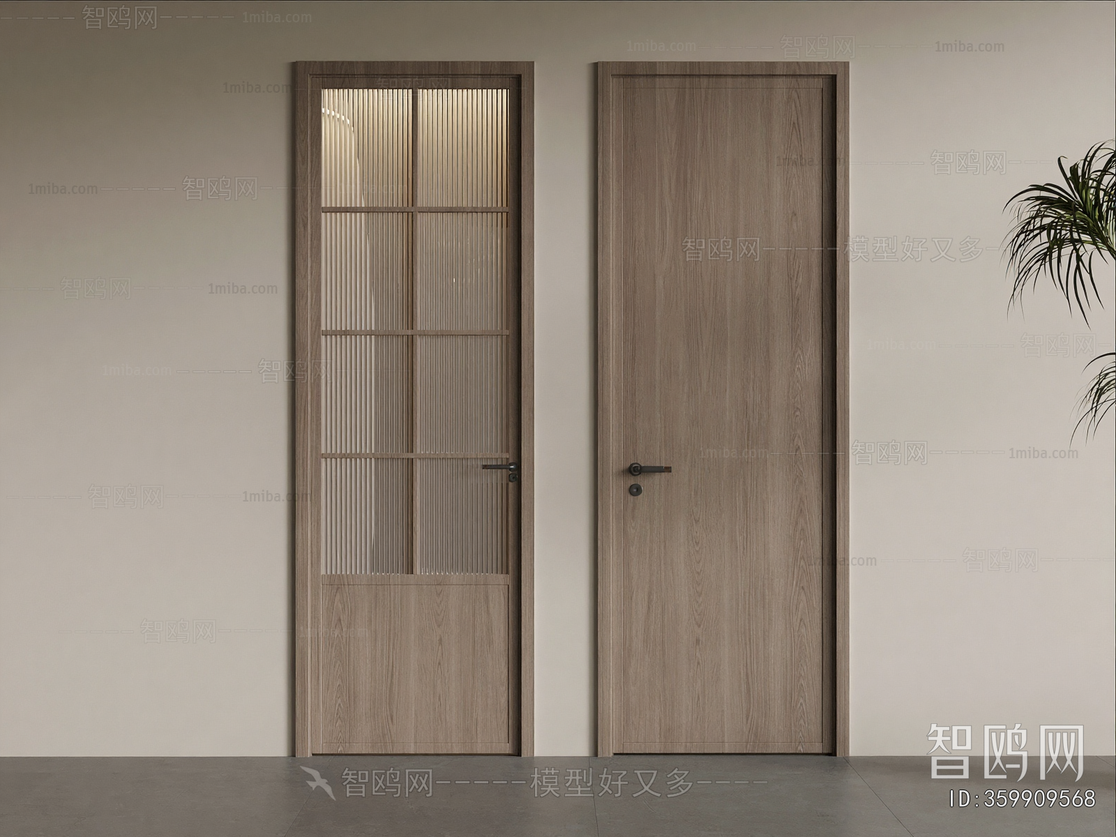 Modern Single Door