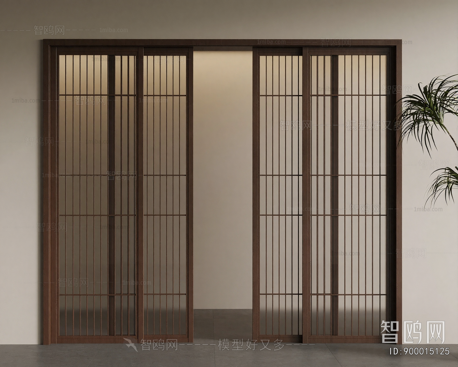 New Chinese Style Sliding Door