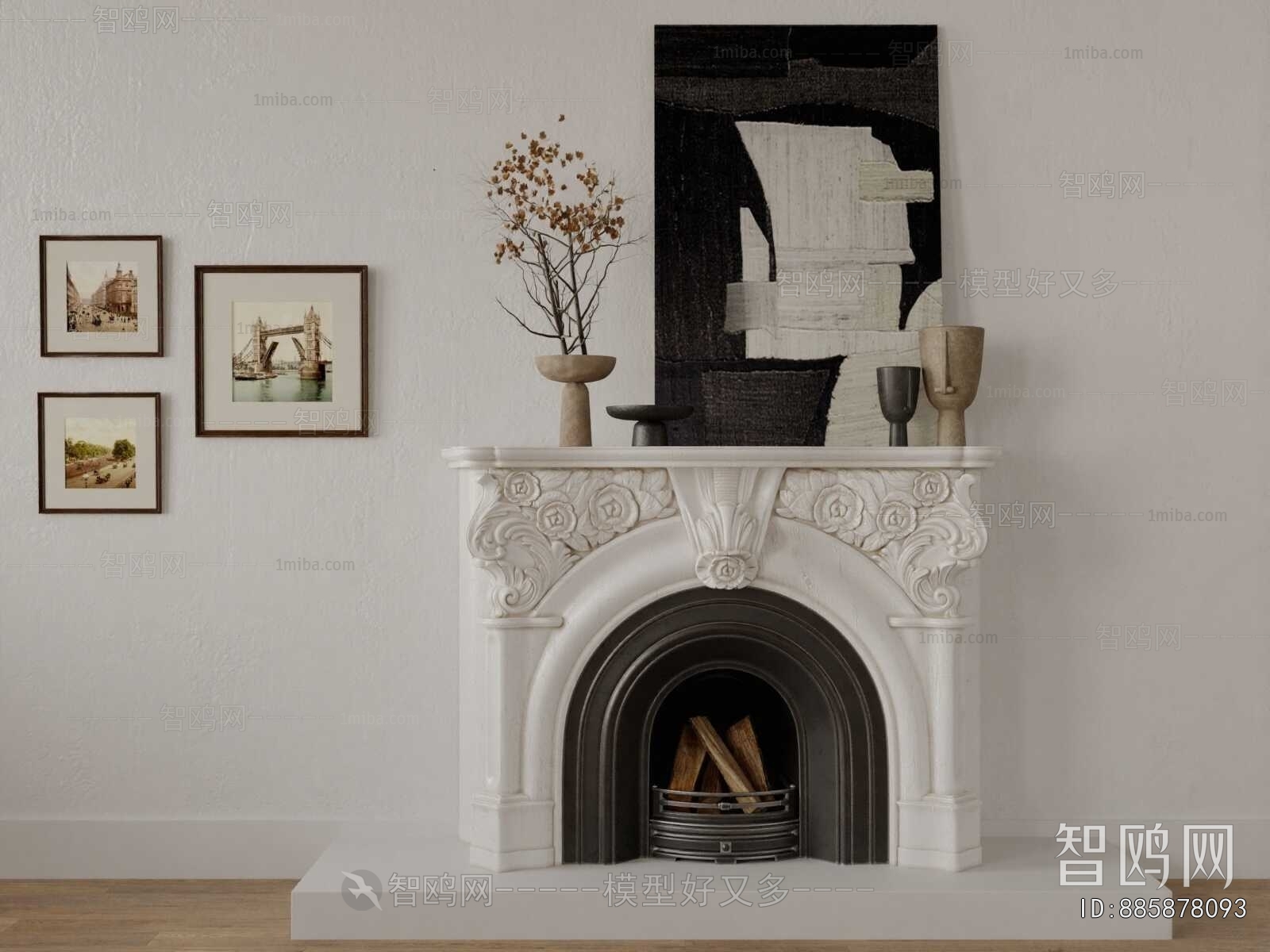 French Style Fireplace