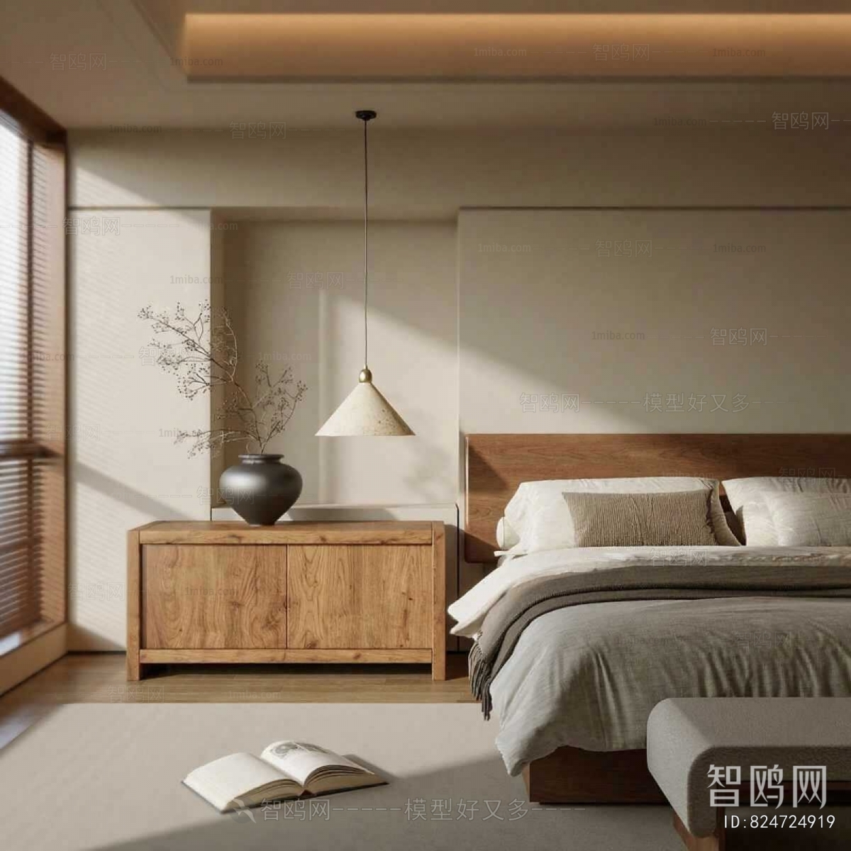 Wabi-sabi Style Bedroom