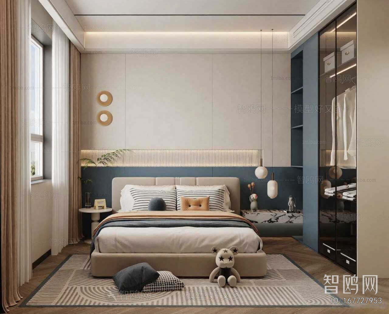 Modern Boy's Room And Son's Room