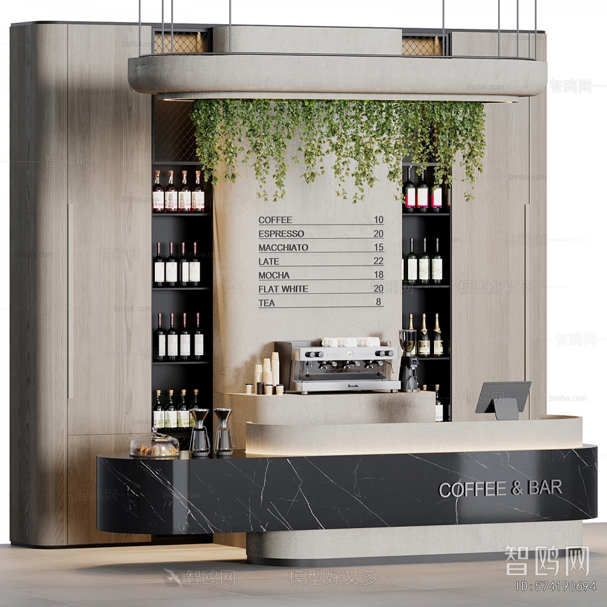 Modern Counter Bar