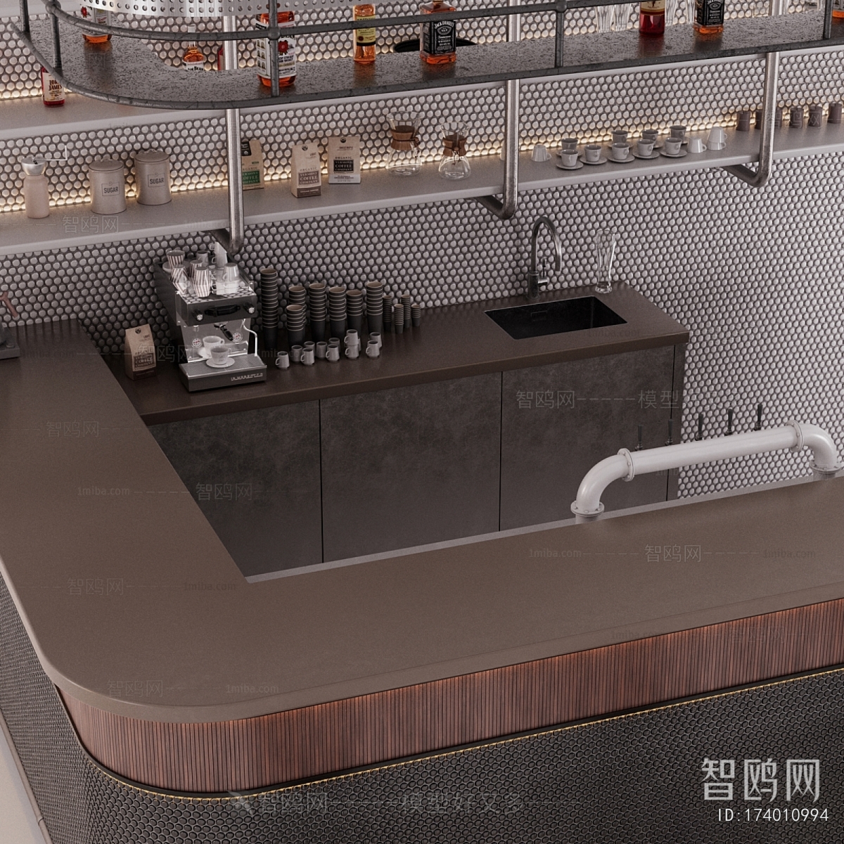 Modern Counter Bar