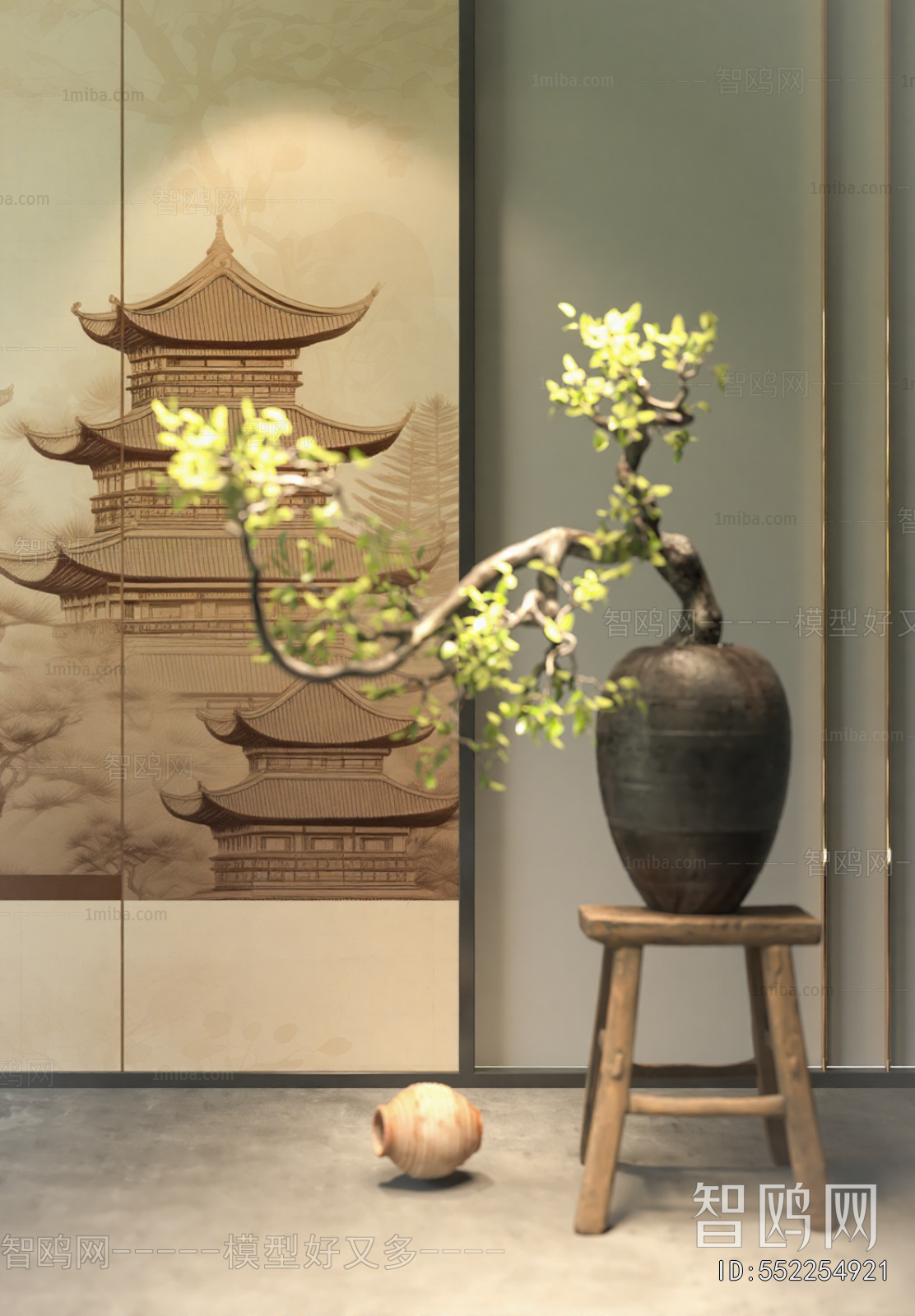 New Chinese Style Bonsai