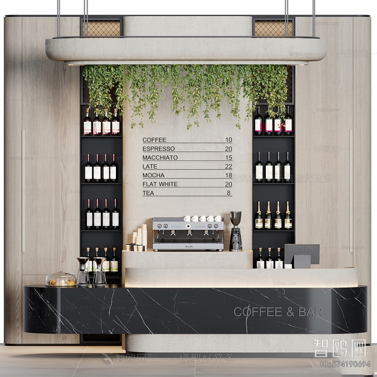 Modern Counter Bar