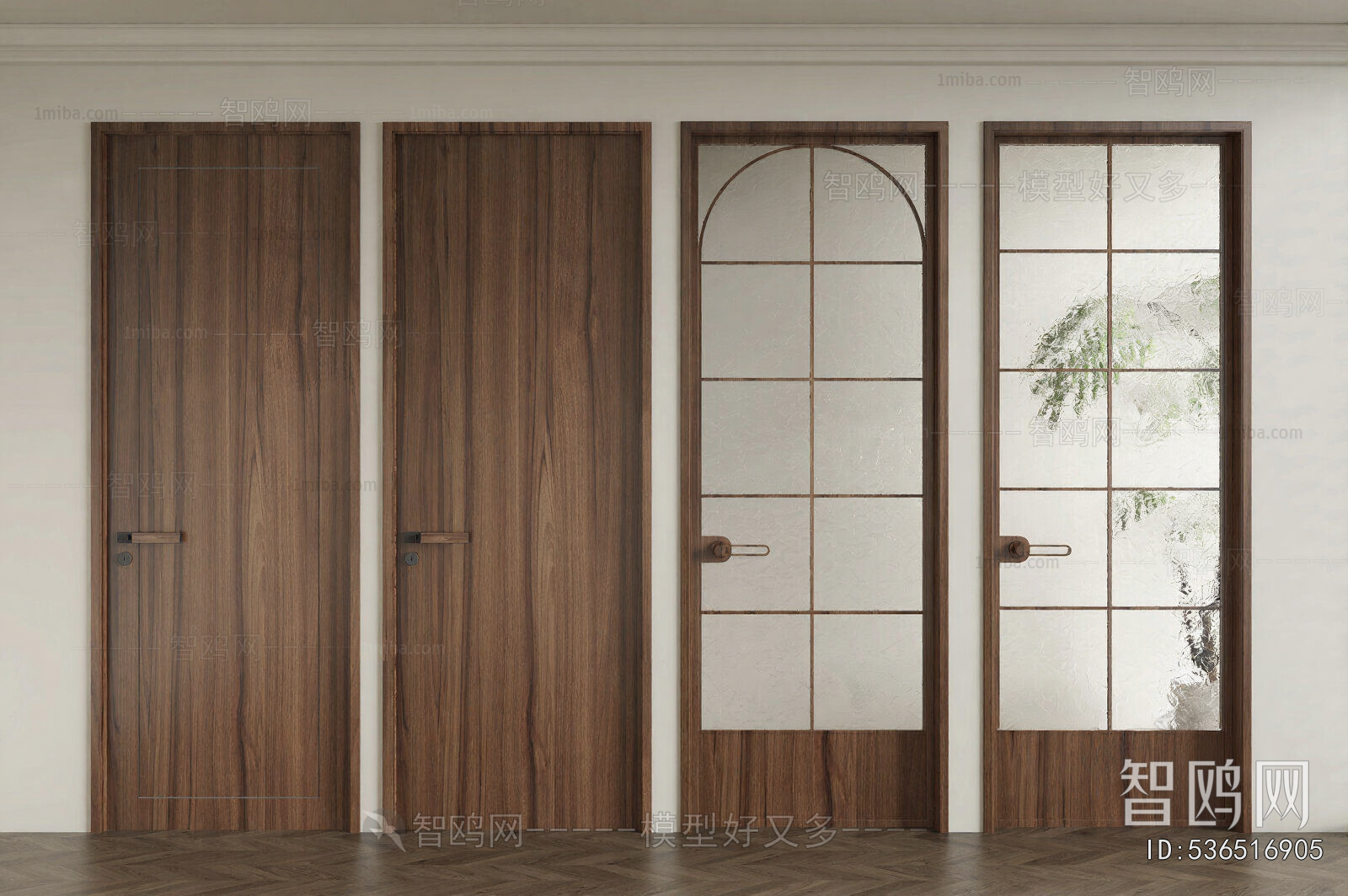 Wabi-sabi Style Single Door