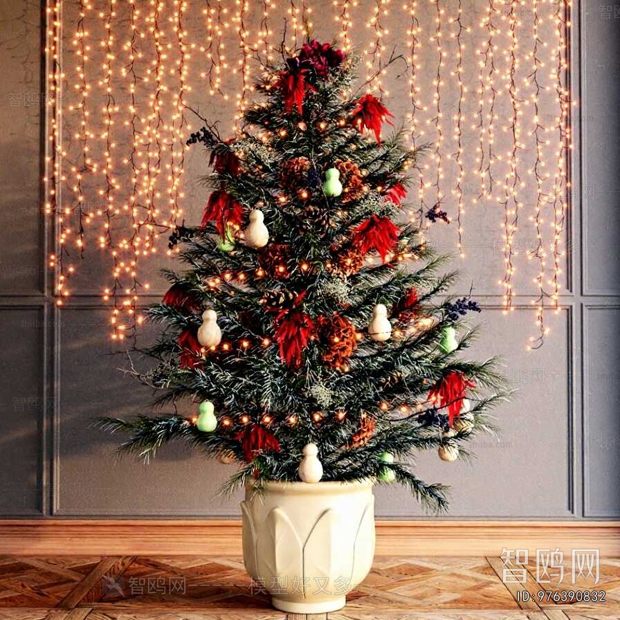 Modern Ground Green Plant Potted Plants