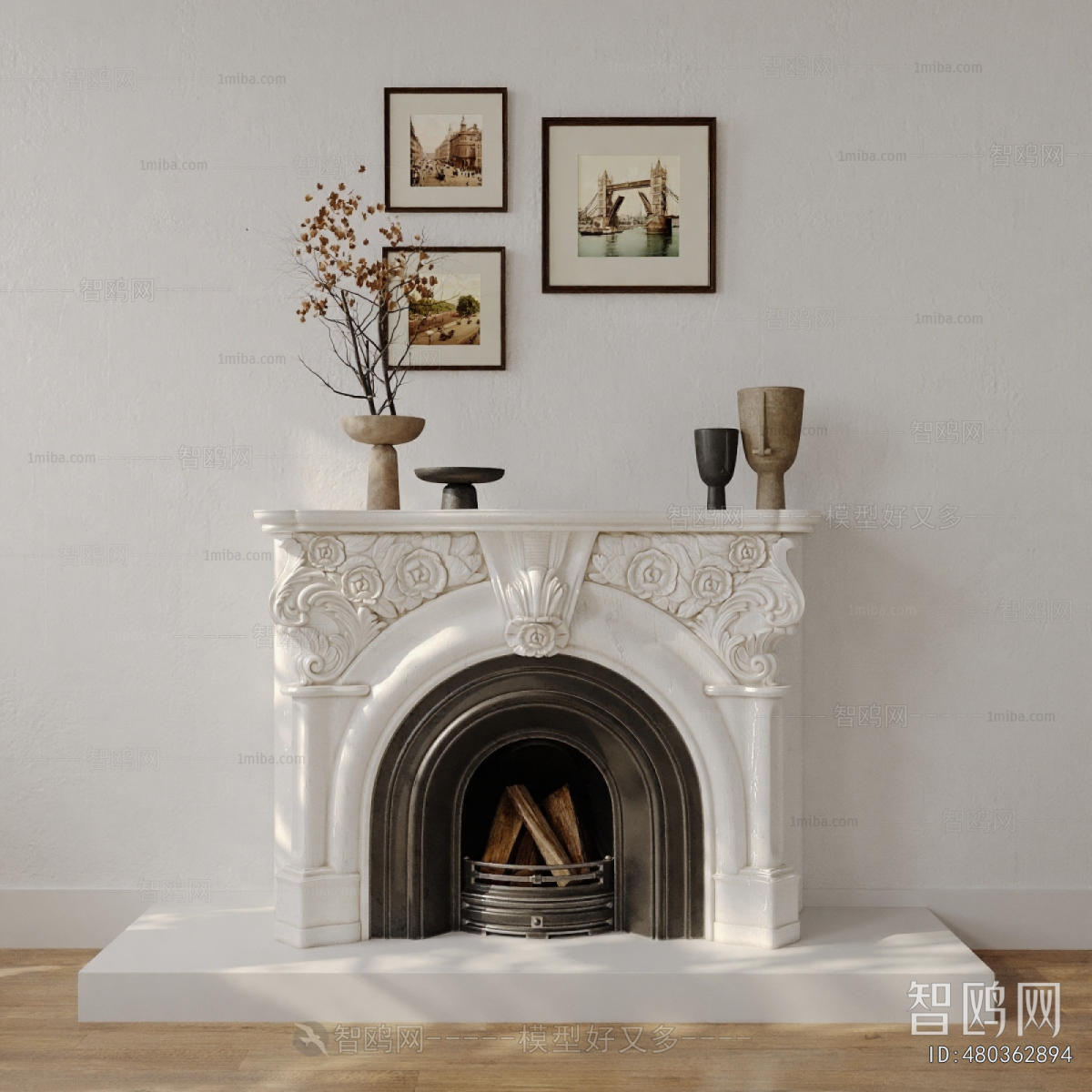 French Style Fireplace