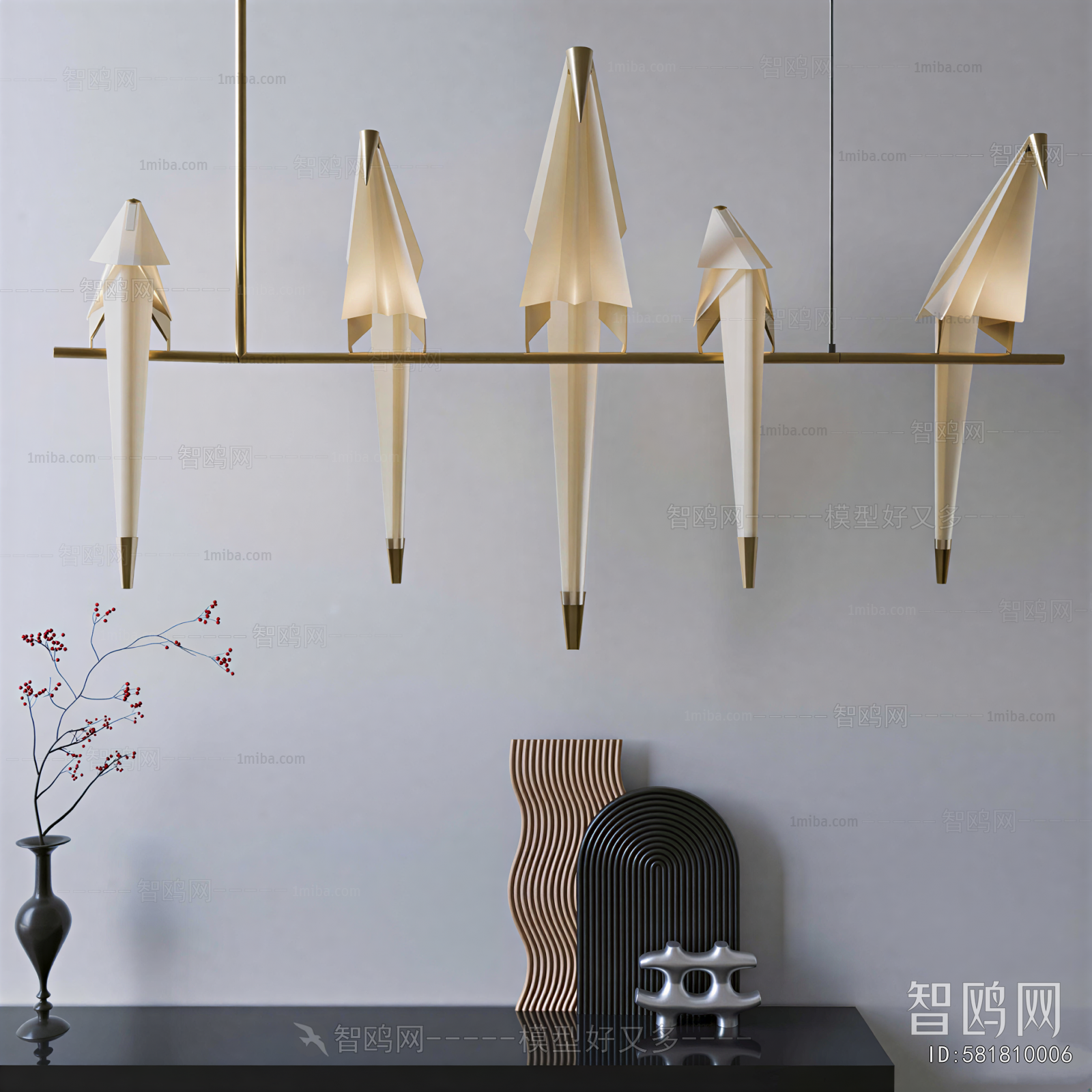 Modern Long Chandelier
