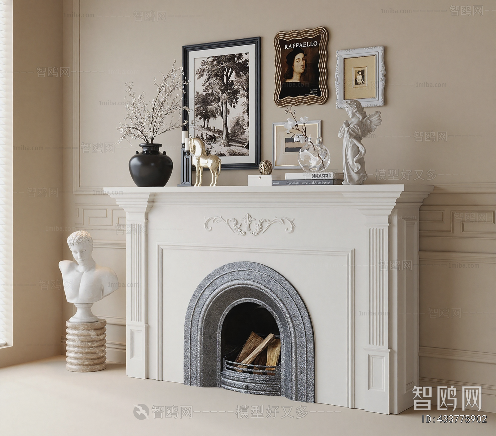 French Style Fireplace